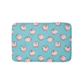Funny Cartoon Pattern Varkensjaar Kies Kleurenbad Badmat (Voorkant)