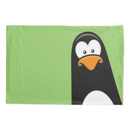 Funny Cartoon Penguin Omkeerbaar Kussensloop (Achterkant)