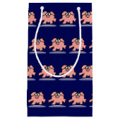 Funny Cartoon Pig Year Baby Kies kleur SGB Klein Cadeauzakje (Voorkant)