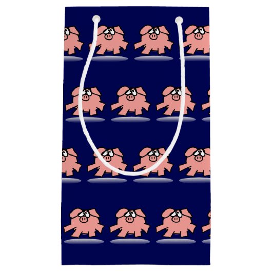 Funny Cartoon Pig Year Baby Kies kleur SGB Klein Cadeauzakje (Voorkant)