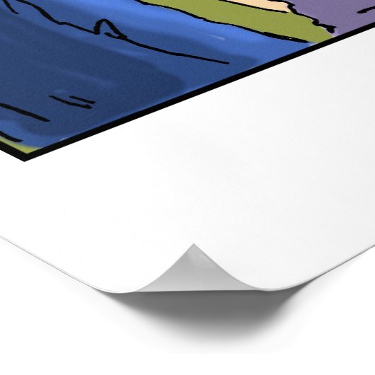 Funny Cartoon Poster - De finale Trick (Hoek)