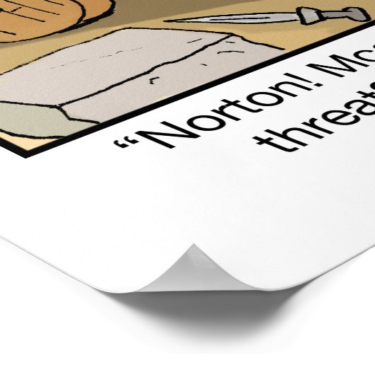 Funny Cartoon Poster - Trojan Horse (Hoek)