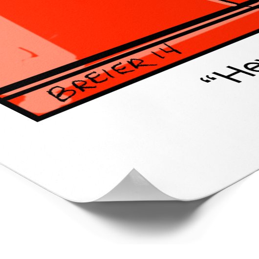 Funny Cartoon Poster - Zombie Minivan (Hoek)