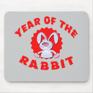 Funny Cartoon Rabbit Year of the Rabbit Gifts Muismat