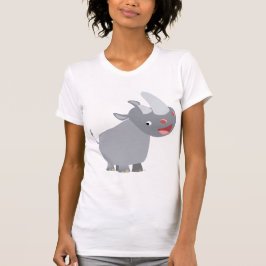 Funny Cartoon Rhino T-shirt
