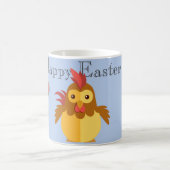 Funny Cartoon Rooster Paasdag Koffiemok (Center)