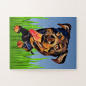 Funny Cartoon Rottweiler 30 stuks Puzzle Legpuzzel (Horizontaal)