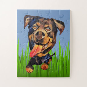Funny Cartoon Rottweiler 30 stuks Puzzle Legpuzzel