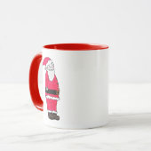 Funny Cartoon Santa Claus Mok (Voorkant links)