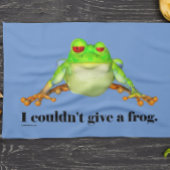 Funny Cartoon Sarcastic Frog Theedoek