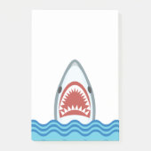 Funny Cartoon Shark Head Post-it® Notes (Voorkant)