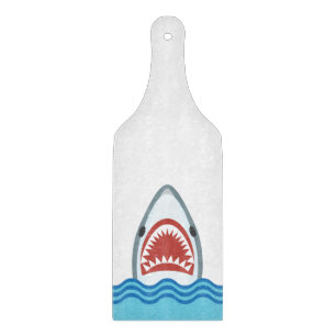 Funny Cartoon Shark Head Snijplank