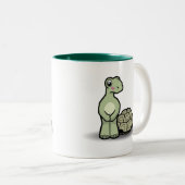 Funny Cartoon Shell-less Tortoise Mok (Voorkant rechts)