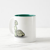 Funny Cartoon Shell-less Tortoise Mok (Voorkant links)