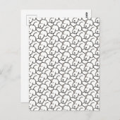 Funny Cartoon Sitting Dogs Briefkaart (Voorkant / Achterkant)