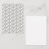 Funny Cartoon Sitting Dogs Notitiekaartje (Voorkant / Achterkant)