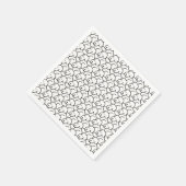 Funny Cartoon Sitting Dogs Servet (Hoek)