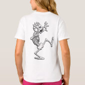 Funny Cartoon Skeleton T-shirt (Achterkant)