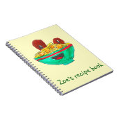 Funny cartoon spaghetti recept notitieboek (Rechterzijde)