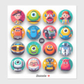 Funny cartoon sticker (Vel)