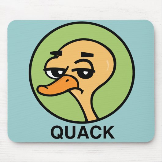 FUNNY CARTOON STYLE DUCK MUISMAT (Voorkant)