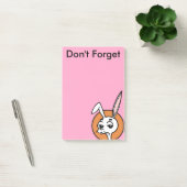 FUNNY CARTOON STYLE RABBIT POST-IT NOTEPAD POST-IT® NOTES (Kantoor)