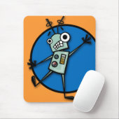 FUNNY CARTOON STYLE ROBOT MUISMAT (Met muis)