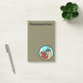 FUNNY CARTOON STYLE SNAIL GRAPHIC POST-IT NOTEPAD POST-IT® NOTES (Kantoor)