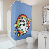 FUNNY CARTOON STYLE UNICORN SHOWER CURTATION DOUCHEGORDIJN (In situ)