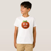 Funny Cartoon Tomato Kinder T-shirt (Voorkant volledig)