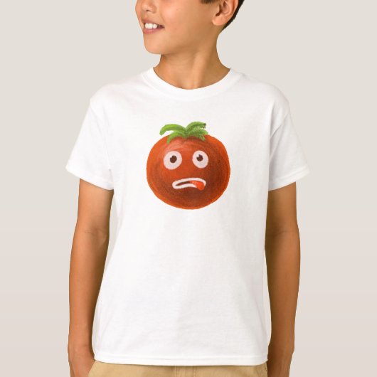 Funny Cartoon Tomato Kinder T-shirt (Voorkant)