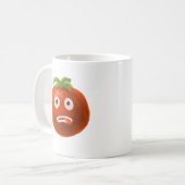 Funny Cartoon Tomato Koffiemok (Voorkant links)
