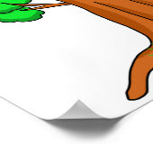 Funny Cartoon Tree Poster (Hoek)