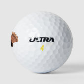 Funny Cartoon Turkije Golfballen (Logo)