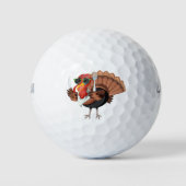Funny Cartoon Turkije Golfballen (Voorkant)