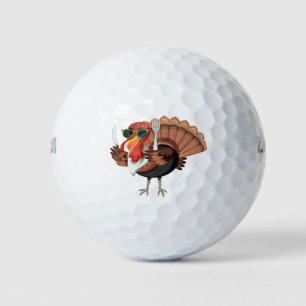 Funny Cartoon Turkije Golfballen