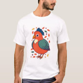 Funny Cartoon Turkije T-shirt (Voorkant)