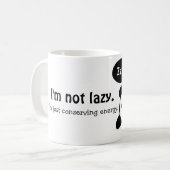 Funny Cartoon van Cute Slaping Panda Koffiemok (Voorkant links)