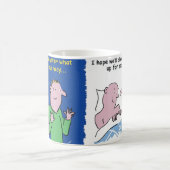 Funny Cartoon van de Mannen van Gay in Bed Koffiemok (Center)