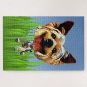 Funny Cartoon Yorkshire Terrier 1014 Piece Puzzle Legpuzzel (Horizontaal)