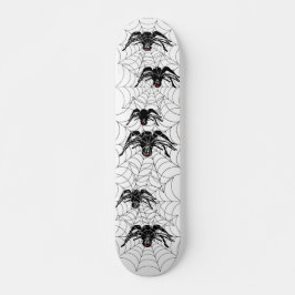 Funny Cartoon Zwart Spider Halloween Zwart Weduwe Skateboard