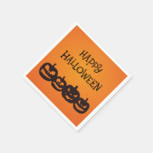 Funny Carved Halloween Pumpkin Quartet Servet (Hoek)