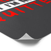 Funny Casino Gambling Lover Gambler  Poster (Hoek)