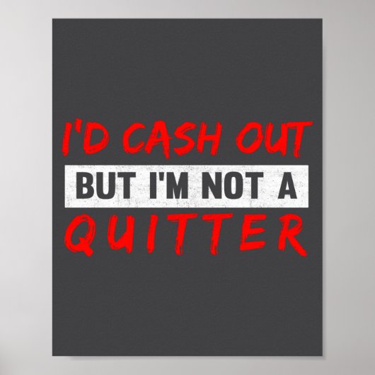 Funny Casino Gambling Lover Gambler  Poster (Voorkant)