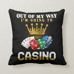 Funny Casino Gambling Poker Jackpot Lover Kussen