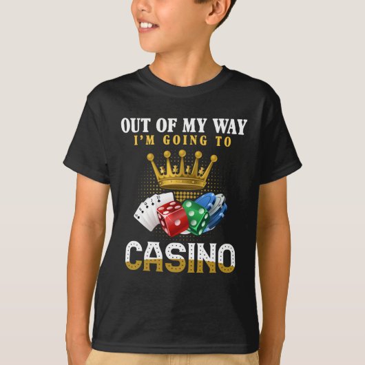 Funny Casino Gambling Poker Jackpot Lover T-shirt (Voorkant)