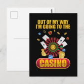 Funny Casino Gambling Poker Lover Briefkaart (Voorkant / Achterkant)