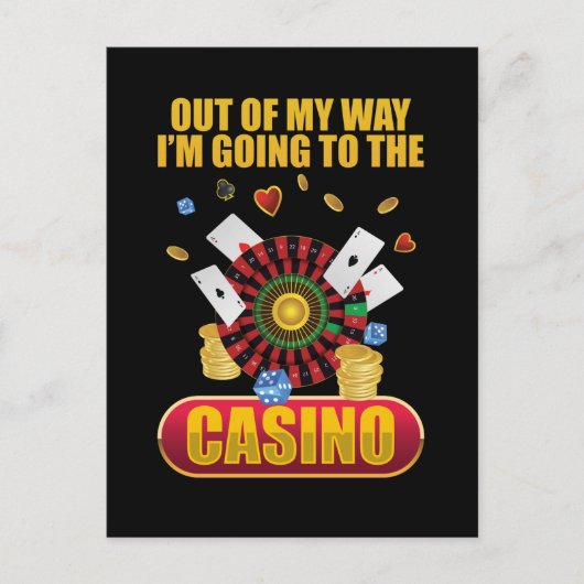 Funny Casino Gambling Poker Lover Briefkaart (Voorkant)