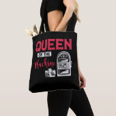 Funny Casino Gambling Queen Slot Machine Quote Tote Bag (Dichtbij)