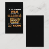 Funny Casino lover Gambling Slot Machine Quote Visitekaartje (Voorkant / Achterkant)
